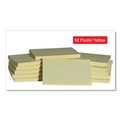 Sticky Notes & Post it | Universal UNV35692 3 in. x 5 in. Self-Stick Note Pads - Yellow (18/Pack) image number 3