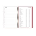 Notebooks & Pads | Blue Sky 140196 8 in. x 5 in. 12-Month (Jan-Dec 2026) Fly By Frosted Weekly/Monthly Planner - Blush/Pink Cover image number 6