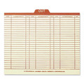 File Folders | Smead 51910 Printed Form Style 1/5-Cut Top Tab Out 8.5 in. x 11 in. Out Guides - Manila (100/Box) image number 0