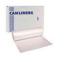 Trash & Waste Bins | Boardwalk Z8048HNKR01 40 in. x 48 in. 45 Gallon 13 mic High Density Industrial Coreless Roll Can Liners - Natural (250/Carton) image number 6