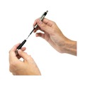 Pens | Zebra 27112 F-301 Fine 0.7 millimeter Retractable Ballpoint Pen - Black Ink/Stainless Steel/Black Barrel (2/Pack) image number 2