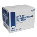 Food Service | AmerCareRoyal RPA20HW 28 in. x 46 in. 1.77 mil Heavyweight Poly Aprons - One Size Fits All, White (500/Carton) image number 0