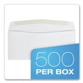 Envelopes & Mailers | Quality Park QUA90020 24 lbs. Bond Weight Paper 4.13 in. x 9.5 in. #10 Commercial Flap Side Seam Gummed Closure Business Envelope - White (500/Box) image number 7