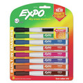 Washable Markers | EXPO 1944748 Fine Bullet Tip Magnetic Dry Erase Marker - Assorted Colors (8/Pack) image number 0