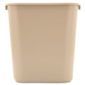 Just Launched | Rubbermaid Commercial FG295600BEIG 7-Gallon Rectangular Deskside Wastebasket - Beige image number 0