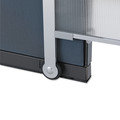 Labor Day Sale | Quartet WPS2000 Premium Workstation Privacy Screen, 38w X 64d, Translucent Clear/silver image number 2