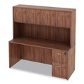 Office Desks & Workstations | Alera ALEVA256624WA Valencia Series 65 in. x 23.63 in. x 29.5 in. Credenza Shell - Modern Walnut image number 2