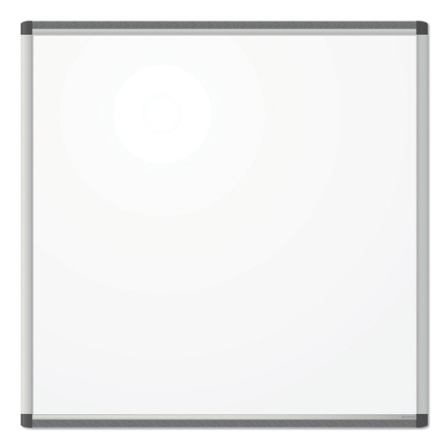 White Boards | U Brands 2806U00-01 PINIT 35 x 35 Magnetic Dry Erase Board - White image number 0
