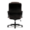 HON | HON HVL402.EN45 17 in. to 21 in. Seat Height 250-lbs. Capacity Executive High-Back Chair - Black/Brown image number 3