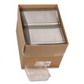 Food Trays, Containers, and Lids | Pactiv Corp. 0CAH09700000 8.75 in. x 8.25 in. x 3.63 in. SmartLock PET Hinged Lid Plastic Bakery Container - Clear (200/Carton) image number 4