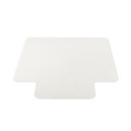 Office Chair Mats | Deflecto CM2E432F EconoMat 46 in. x 60 in. Lipped Flat Packed All Day Use Chair Mat for Hard Floors - Clear image number 3