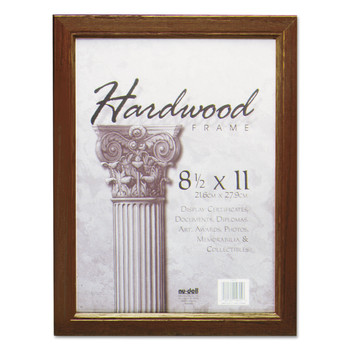 OFFICE AND OFFICE SUPPLIES | NuDell 15815 8.5 in. x 11 in. Solid Oak Hardwood Frame - Walnut Finish