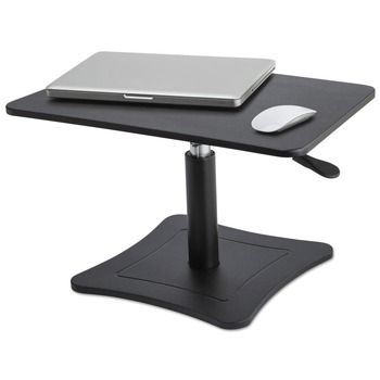 Victor DC230B 21 in. x 13 in. x 12 in. to 15.75 in. Adjustable Laptop Stand Supports 20 lbs. - Black