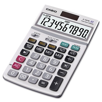 Casio JF100BM 10-Digit LCD Desktop Calculator