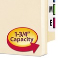 File Folders | Smead 75114 1.75 in. Expansion Manila End Tab File Pockets - Letter, Manila (25/Box) image number 3