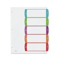Dividers & Tabs | Avery 11840 5-Tab 1 to 5 11 in. x 8-1/2 in. Contemporary Color Tabs Customizable TOC Ready Index Multicolor Tab Dividers - White (1 Set) image number 3