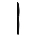  | Boardwalk BWKKNIFEHWBLA Heavyweight Polystyrene Knife Cutlery - Black (1000/Carton) image number 1