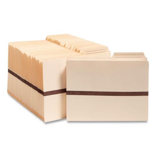 File Folders | Smead 75487 Manila File Pockets, 1-in Expansion, Letter Size, Manila image number 0