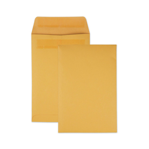 Envelopes & Mailers | Quality Park QUA43362 6.5 in. x 9.5 in. #1 3/4 Cheese Blade Flap Redi-Seal Closure Catalog Envelope - Brown Kraft (250/Box) image number 0