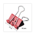 Binding Spines & Combs | Universal UNV31031 Emoji Themed Binder Clips with Storage Tub - Medium, Assorted (42/Pack) image number 2