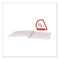 Binders | Universal UNV20702 0.5 in. Capacity 11 in. x 8.5 in. 3 Slant D-Rings View Binder - White image number 5