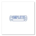 Just Launched | Universal UNV10044 Pre-Inked Completed Message Stamp - Blue Ink image number 4