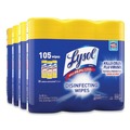 Hand Wipes | LYSOL Brand 19200-82159 7 in. x 7.25 in. 1-Ply Disinfecting Wipes - Lemon and Lime Blossom White (3/Pack) image number 1