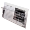 Desk Shelves | Deflecto 51 10 x 3 x 5.5 Adjustable Sidewall Register Air Deflector - Clear image number 0