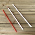 Cutlery | Boardwalk BWKGST1025RD 10.25 in. Polypropylene Wrapped Giant Straws - Red (1200/Carton) image number 5