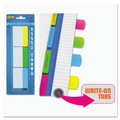 Dividers & Tabs | Redi-Tag B33248 2 in. Wide 1/5-Cut Write-On Index Tabs - Assorted Colors (48/Pack) image number 1