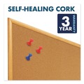 Bulletin Boards | Quartet S554 48 in. x 36 in. Oak Finished Fiberboard (MDF) Frame Combination Board - Brown/White Surface image number 4