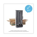 | Dixie SSKD120 SmartStock 10 in. x 8.75 in. x 24.75 in. Utensil Knife Dispenser - Translucent Gray (120/Carton) image number 4