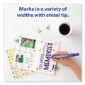 Permanent Markers | Avery 08884 MARKS A LOT Broad Chisel Tip Large Desk-Style Permanent Marker - Purple (1-Dozen) image number 5