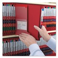 File Folders | Smead 29783 2 in. Expansion End Tab Pressboard Classification Folders - Bright Red/Legal Size (10/Box) image number 4