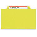 Just Launched | Smead 13734 Pressboard Four-Section Top Tab Classification Folders - Letter, Yellow (10/Box) image number 2