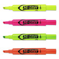 Highlighters | Avery 24063 HI-LITER Desk-Style Chisel Tip Highlighters - Assorted Ink Colors/Assorted Barrel Colors (4/Set) image number 1