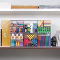 Desktop Organizers | Deflecto 350401 6 in. x 6 in. x 6 in. 1 Compartment Stackable Plastic Cube Organizer - Clear image number 7