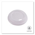 Cups and Lids | Eco-Products EP-ECOLID-8 EcoLid PLA Renewable/Compostable 8 oz Hot Cup Lids - White (800/Carton) image number 2
