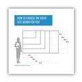 White Boards | MasterVision GL070101 36 in. x 24 in. Magnetic Glass Dry Erase Board - Opaque White image number 7