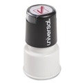 Just Launched | Universal UNV10075 Pre-Inked/Re-Inkable Check Mark Round Message Stamp - Red Ink image number 0