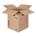 Boxes & Bins | Bankers Box 7714001 SmoothMove 18 in. x 18 in. x 24 in. Basic Moving/Storage Boxes - Large, Brown/Blue (15/Carton) image number 1