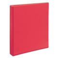 Binders | Avery 17293 3 Slant Rings 1 in. Capacity 11 in. x 8.5 in. Durable View Binder with DuraHinge - Coral image number 2
