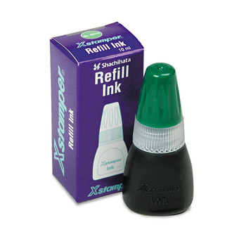 STAMPS AND STAMP SUPPLIES | Xstamper 22114 10 milliLiter Bottle Refill Ink for Xstamper Stamps - Green