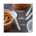 Cutlery | Pactiv Corp. YFWSWCH Fieldware Mediumweight Spoon Cutlery - White (1,000/Carton) image number 7