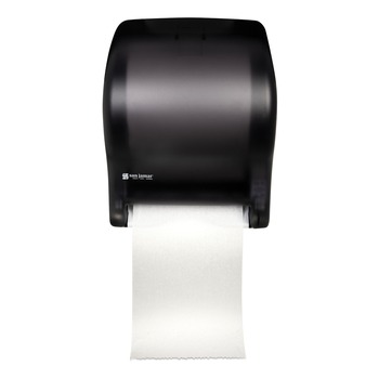 TOILET PAPER DISPENSERS | San Jamar T8000TBK Tear-N-Dry 11.75 in. x 9.13 in. x 14.44 in. Essence Classic Automatic Dispenser - Black Pearl