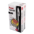 Pens | Pentel BK91ASW-US 1 mm R.S.V.P. Ballpoint Pen Value Pack - Medium/Black Ink/Clear/Black Barrel (24/Pack) image number 0