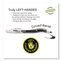 Pens | Maped Helix 224324 Visio Medium 1 millimeter Stick Left-Handed Ballpoint Pen - Assorted Ink/Barrel Colors (3/Pack) image number 2