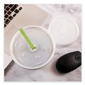 Cups and Lids | Dart 32SL1 Plastic Lids for Foam Cups and Containers Fits 32 oz./44 oz./60 oz. Hot Cups - Translucent (1000/Carton) image number 3