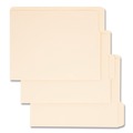 File Folders | Smead 24130 0.75 in. Expansion End Tab File Folder - Manila/Letter Size (100/Box) image number 0