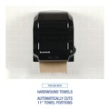 Paper & Dispensers | Boardwalk T7470BKBW 13.25 in. x 10.25 in. x 16.25 in. Hands Free Mechanical Towel Dispenser - Black image number 8